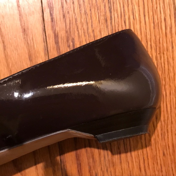 Lands End brown patent flats - Picture 4 of 5